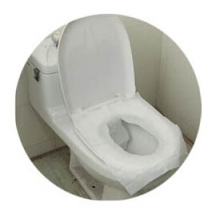 tampas de assento descartáveis ​​do toalete do lenço de papel